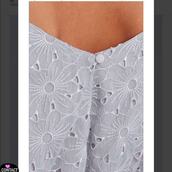 Floral Crotchet Off the Shoulder Top - Picture 4 of 4